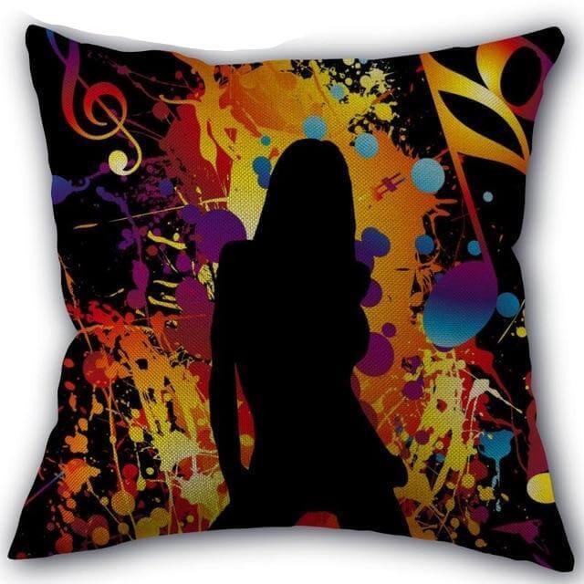 BowLift | Decorative Comfy Musical Notes Pillow Case
