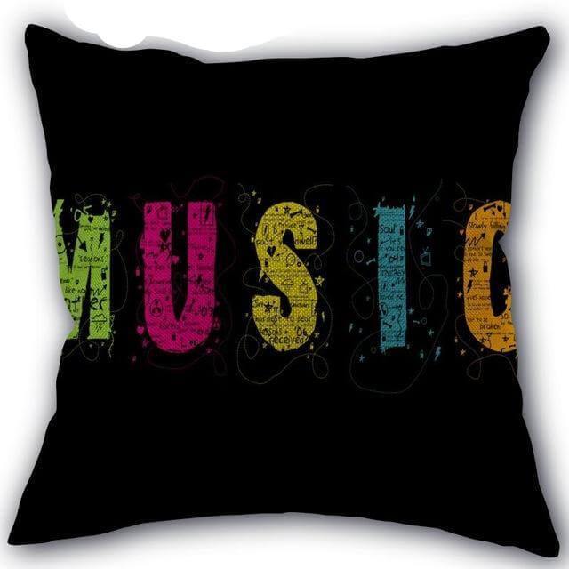 BowLift | Decorative Comfy Musical Notes Pillow Case