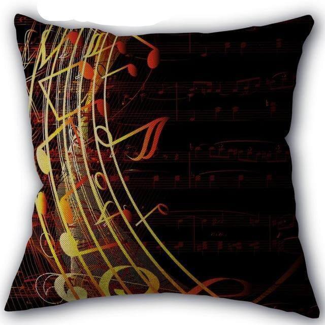 BowLift | Decorative Comfy Musical Notes Pillow Case