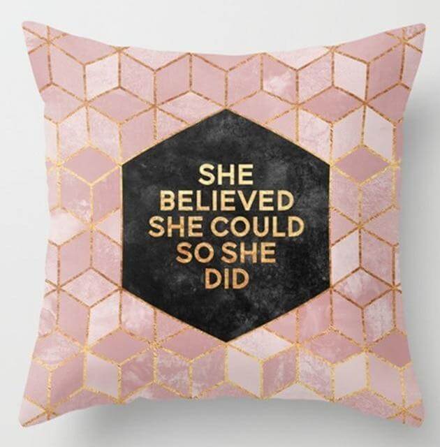 BowLift | Irregular Triangle Pattern Pillow Cases