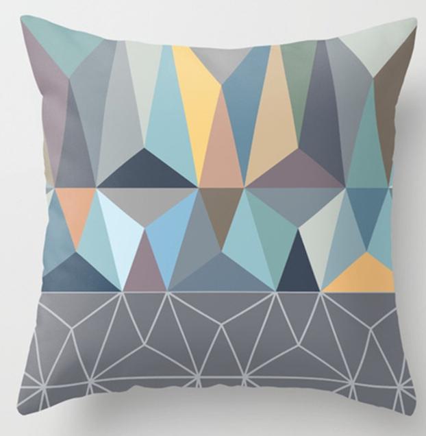 BowLift | Irregular Triangle Pattern Pillow Cases
