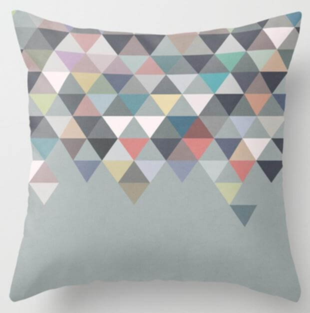 BowLift | Irregular Triangle Pattern Pillow Cases