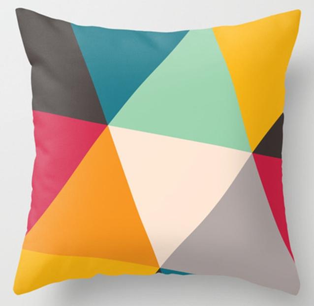 BowLift | Irregular Triangle Pattern Pillow Cases