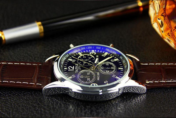Blue Ray - Luxury Men's Quartz Wristwatch | Bowlift