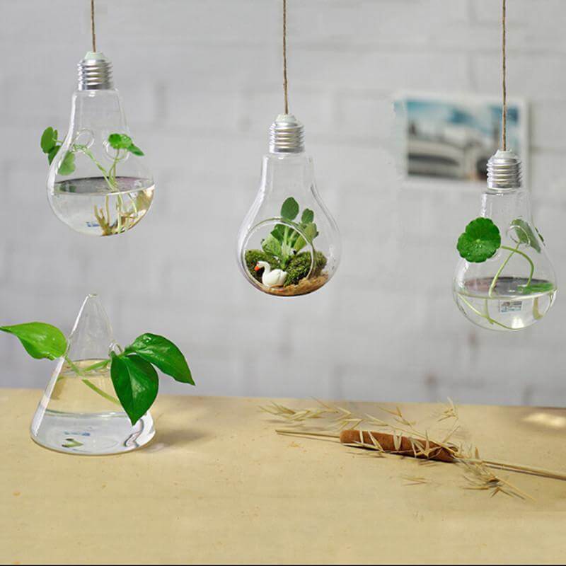 BowLift | Hanging lamp glass vase