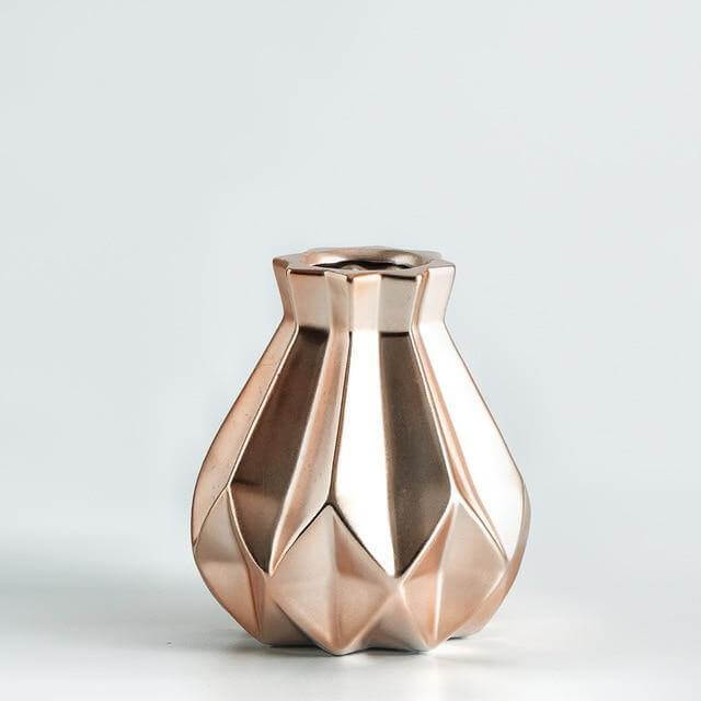 BowLift | Modern Europe Brief Matt Diamond Porcelain Ceramic Vase