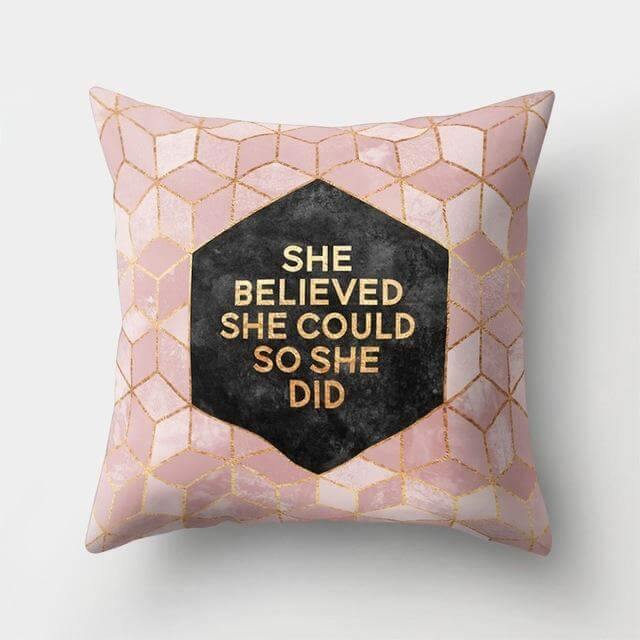 BowLift | Square Decorative Geometric Striped Pillow Cases