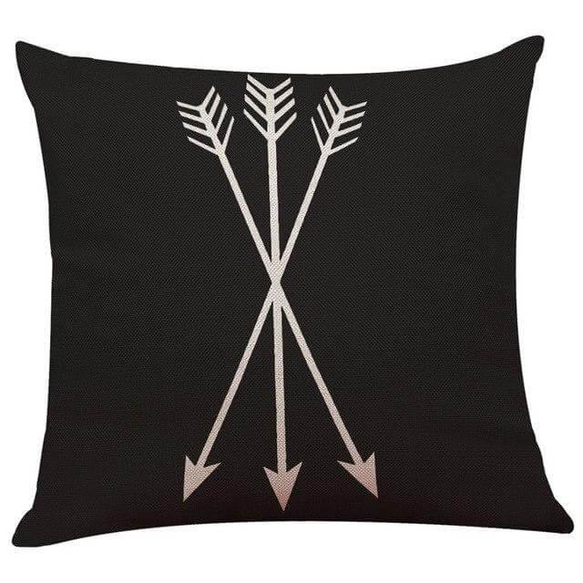 BowLift | Geometrical Lovely Black and White Home Pillow Cases