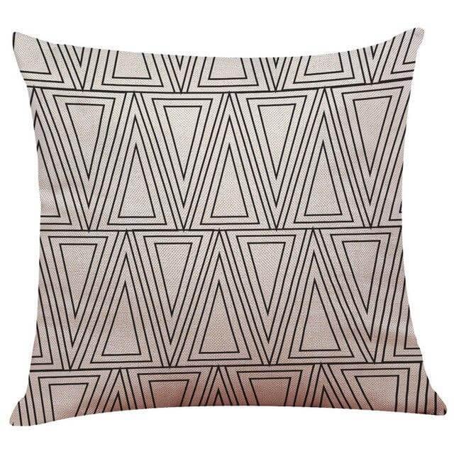BowLift | Geometrical Lovely Black and White Home Pillow Cases