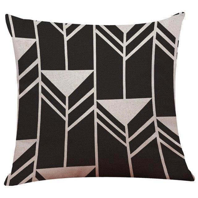 BowLift | Geometrical Lovely Black and White Home Pillow Cases