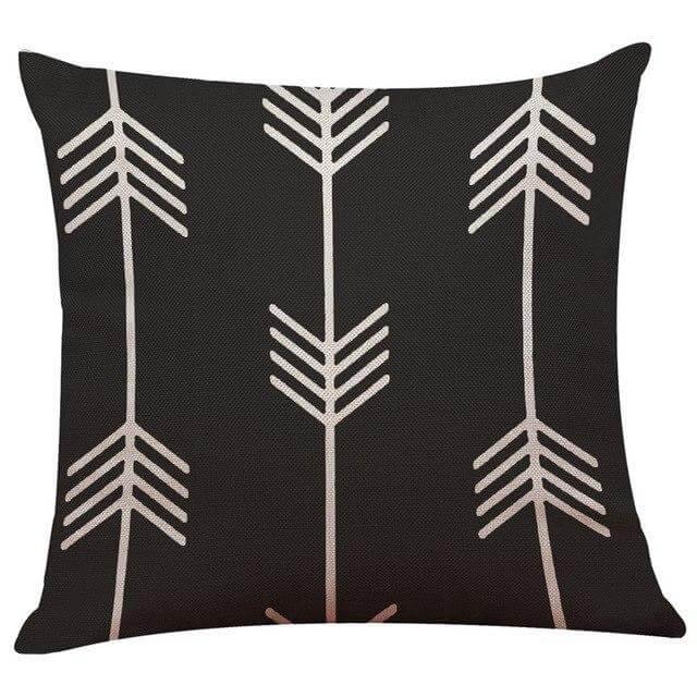 BowLift | Geometrical Lovely Black and White Home Pillow Cases