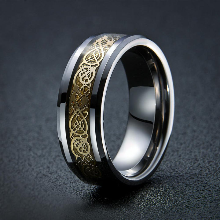 Dragon's Breath - Steel Viking Ring | Bowlift