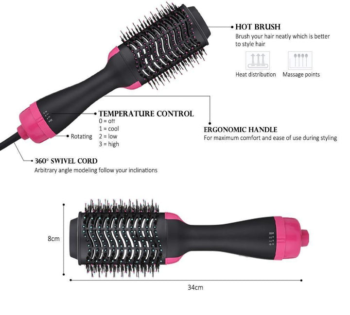 BowLift | 2 in 1 Hair Dryer Brush
