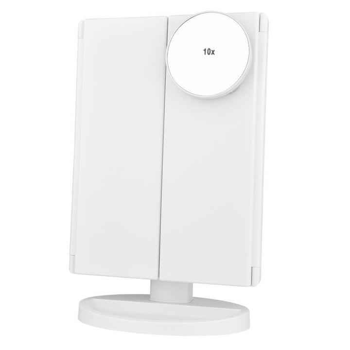 BowLift | 22 LED Lighted Makeup Mirror - Desktop Touch Screen Make Up Mirror