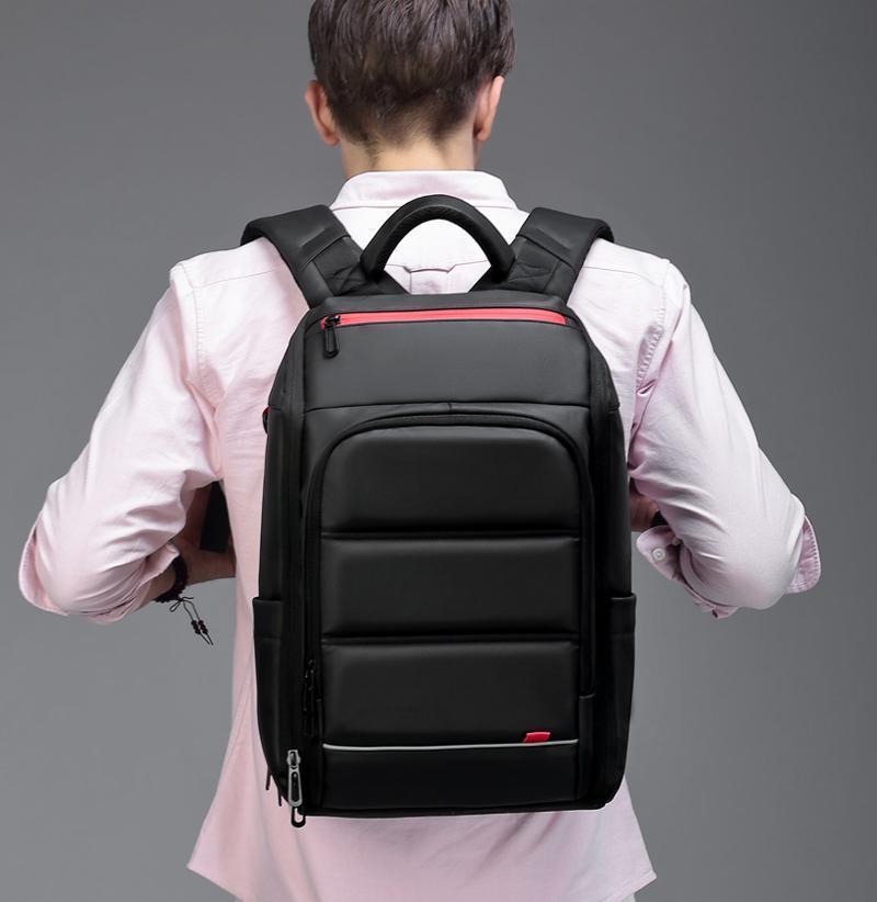 BowLift | 15.6 Inch Laptop Travel Backpack Water Repellent Functional Rucksack With USB Charging Port