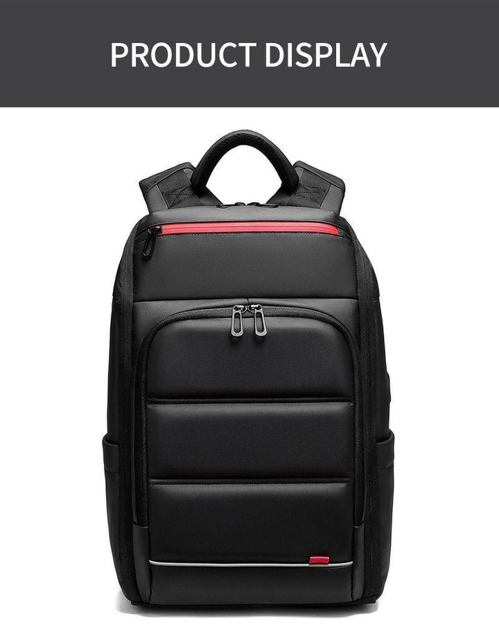 BowLift | 15.6 Inch Laptop Travel Backpack Water Repellent Functional Rucksack With USB Charging Port