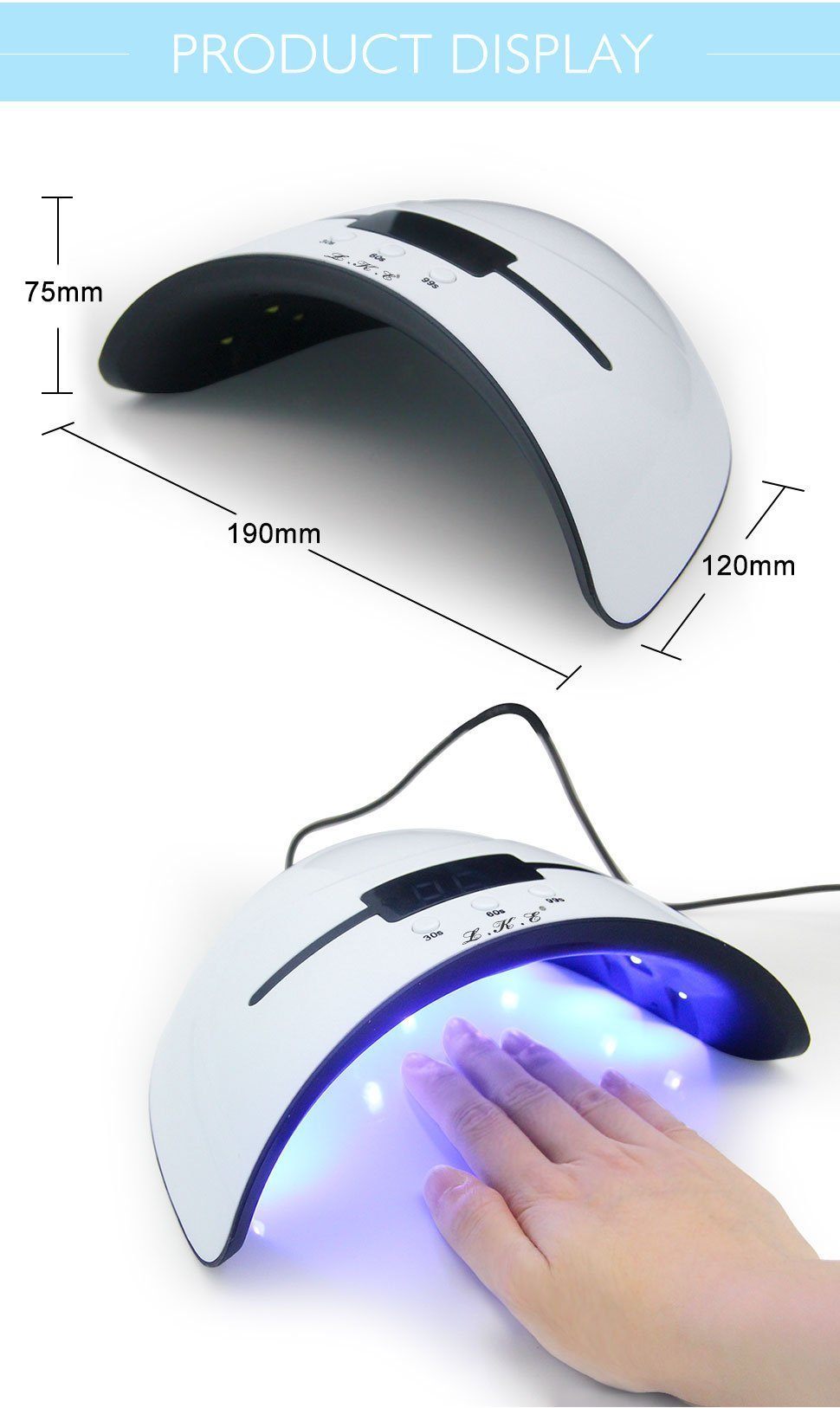 BowLift | Smart UV Nail Lamp with Automatic Sensor