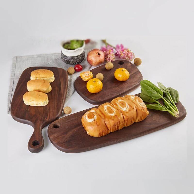 BowLift | Japanese-style Walnut/Beech special-shaped Solid Wood Cutting Board