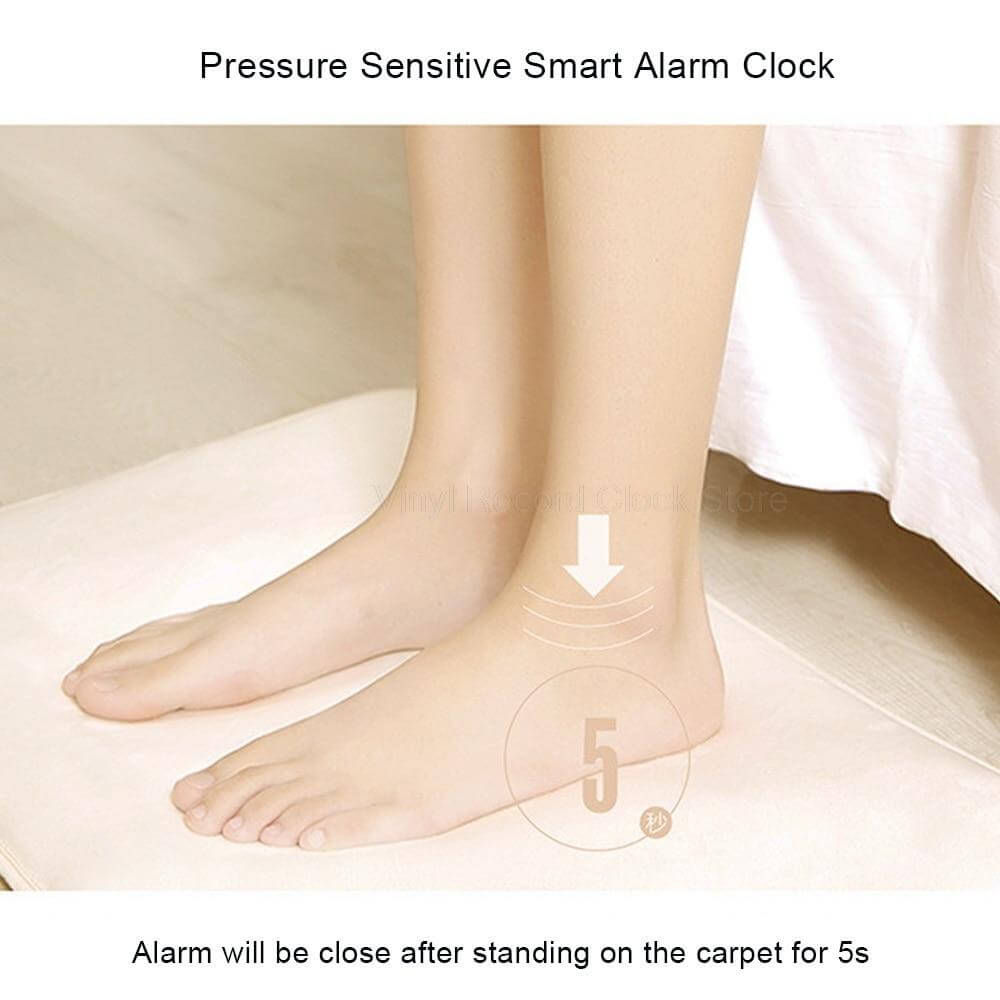 BowLift | Pressure Sensitive Step on Rug Carpet Alarm Clock