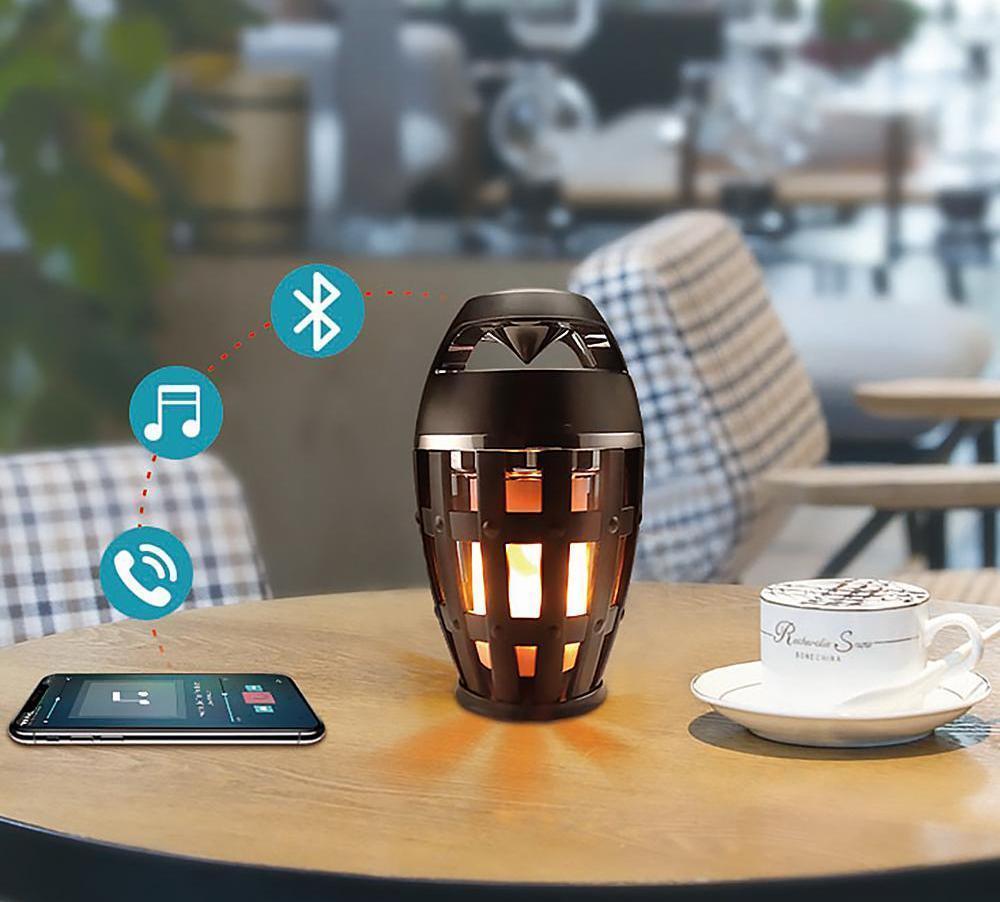 BowLift | LED Flame Bluetooth Speaker Lamp