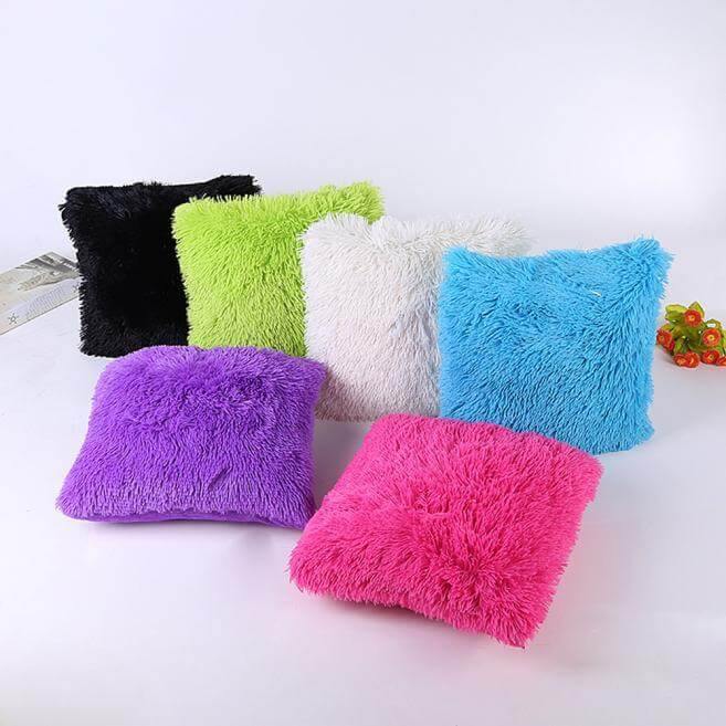 BowLift | Puffy Fuzzy Hairy Pillow Cases