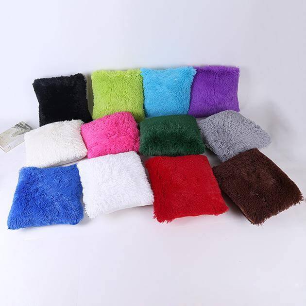 BowLift | Puffy Fuzzy Hairy Pillow Cases