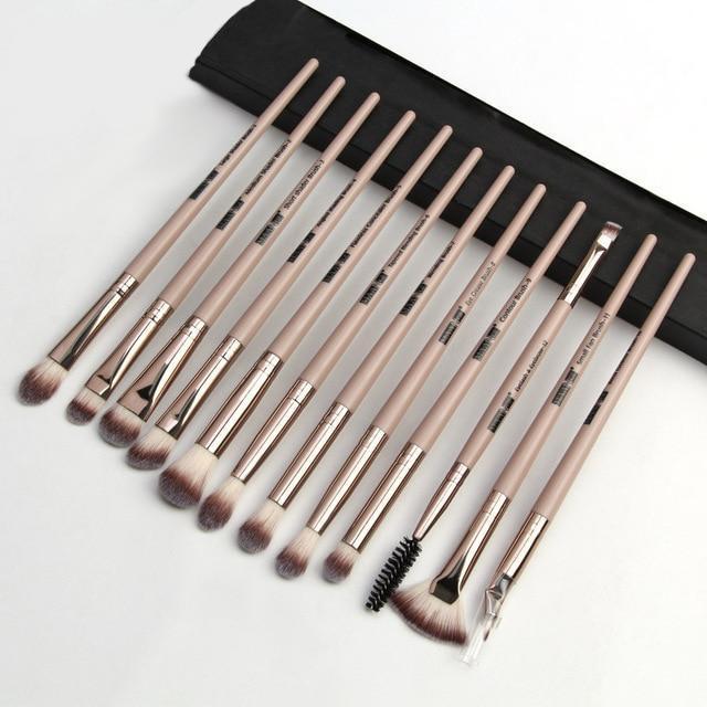 Set of 12 Professional Make-Up Brushes | Bowlift