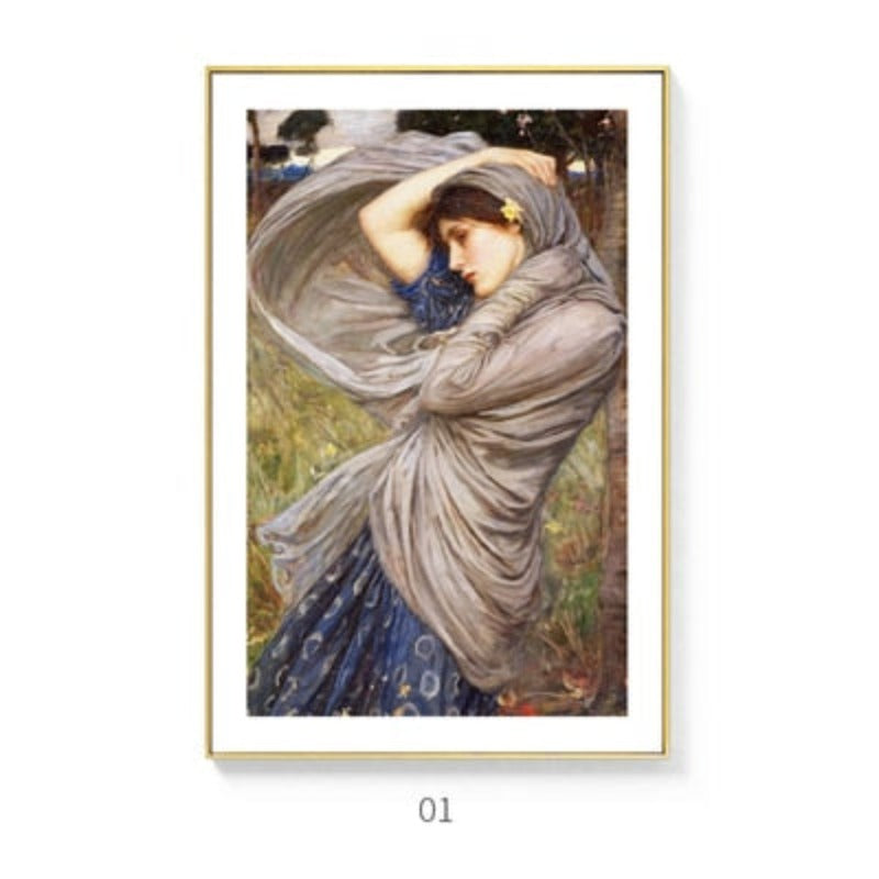 Vintage Abstract Figure Canvas Printings Paintings - Canvas Wall Art Painting | Bowlift
