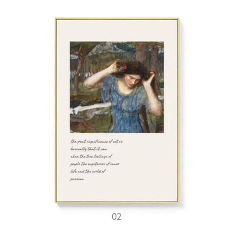Vintage Abstract Figure Canvas Printings Paintings - Canvas Wall Art Painting | Bowlift