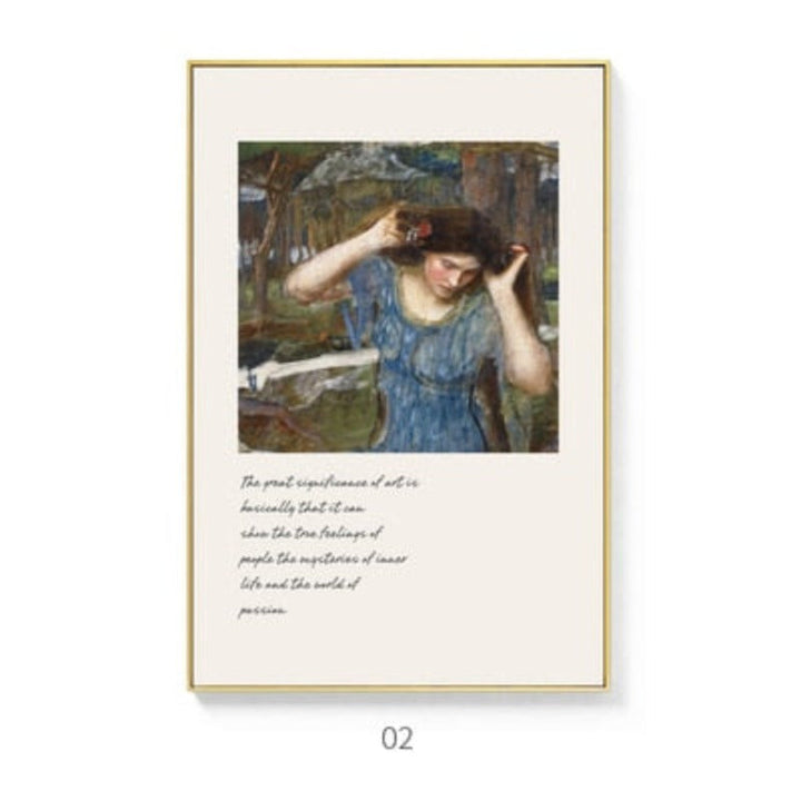 Vintage Abstract Figure Canvas Printings Paintings - Canvas Wall Art Painting | Bowlift