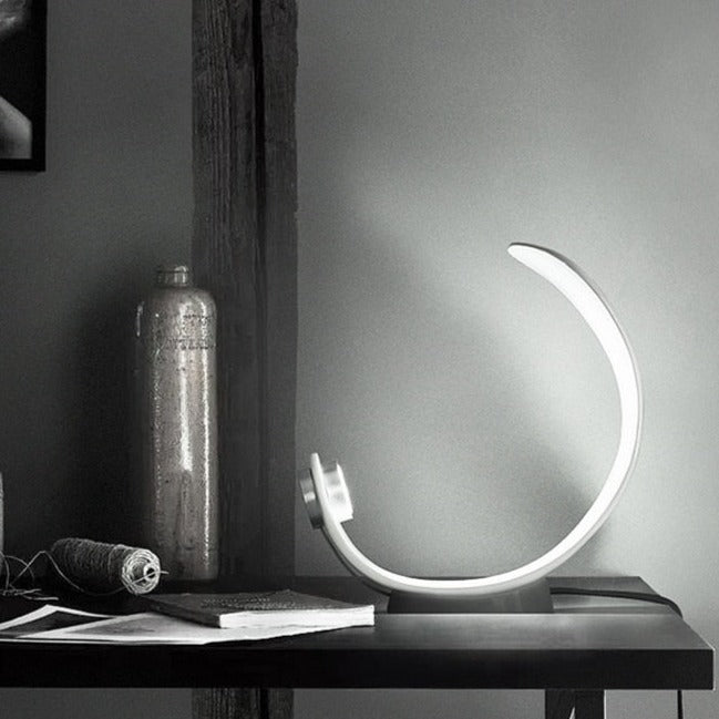 BowLift | Modern Nordic Curl Table LED Lamp