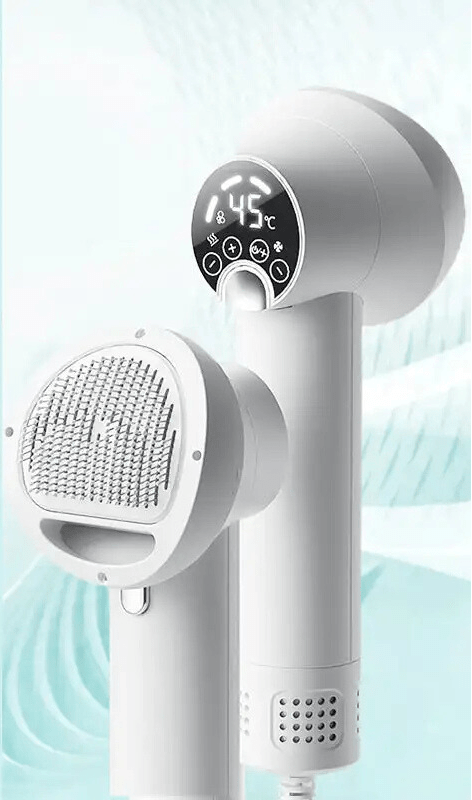 BowLift | Leiser 2-in-1 Hair Dryer & Brush for Pets
