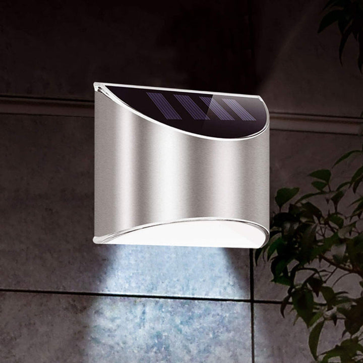 BowLift | Stainless Steel Solar LED Outdoor Wall Light