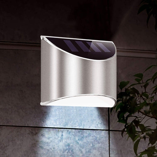 BowLift | Stainless Steel Solar LED Outdoor Wall Light