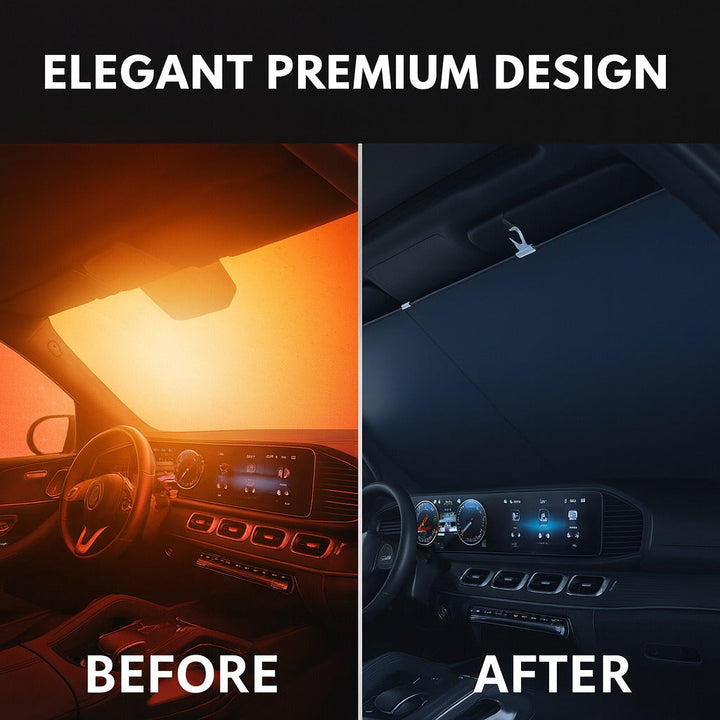 BowLift | Retractable Anti-UV Light Car Windshield Sunshade