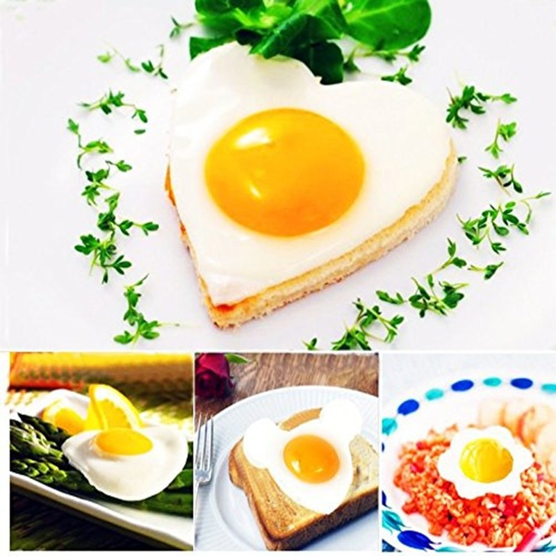 BowLift | 5pcs/set Stainless steel Fried Egg Mold Pancake Rings