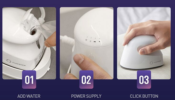BowLift | Mini Portable Powerful Steam Iron