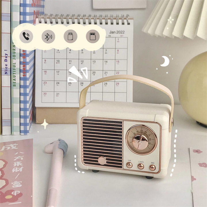 BowLift | Mini Retro Radio Bluetooth Speaker