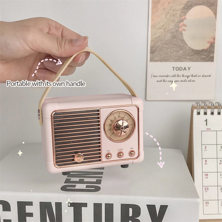 BowLift | Mini Retro Radio Bluetooth Speaker