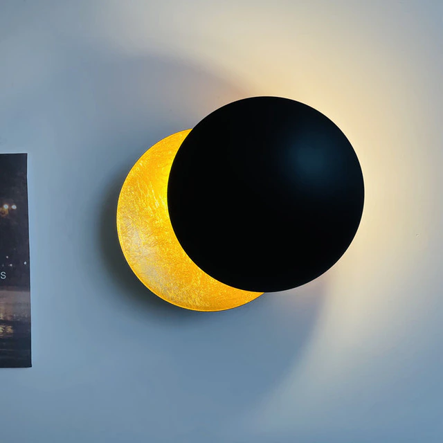 BowLift | Elegant Lunar Eclipse Wall Lamp