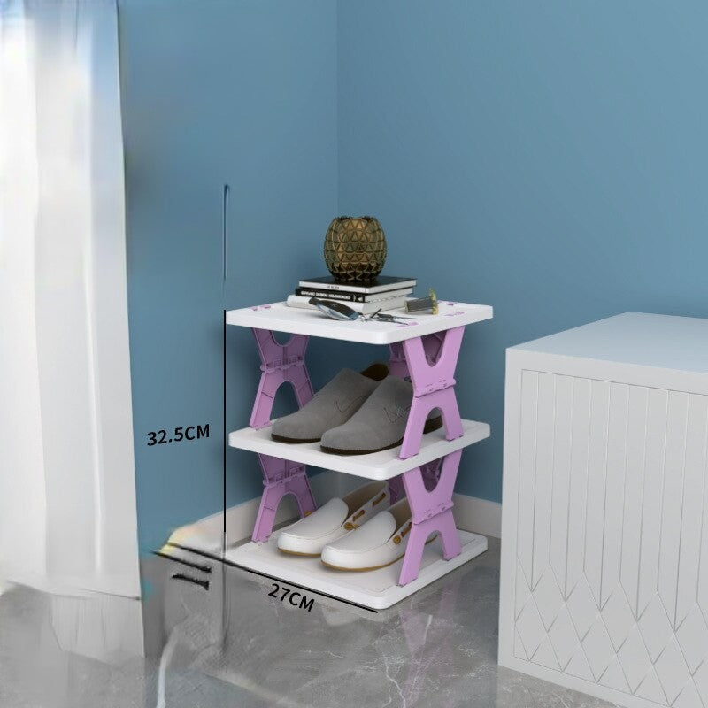 BowLift | Space Saving Foldable Stackable Shoe Storage Rack