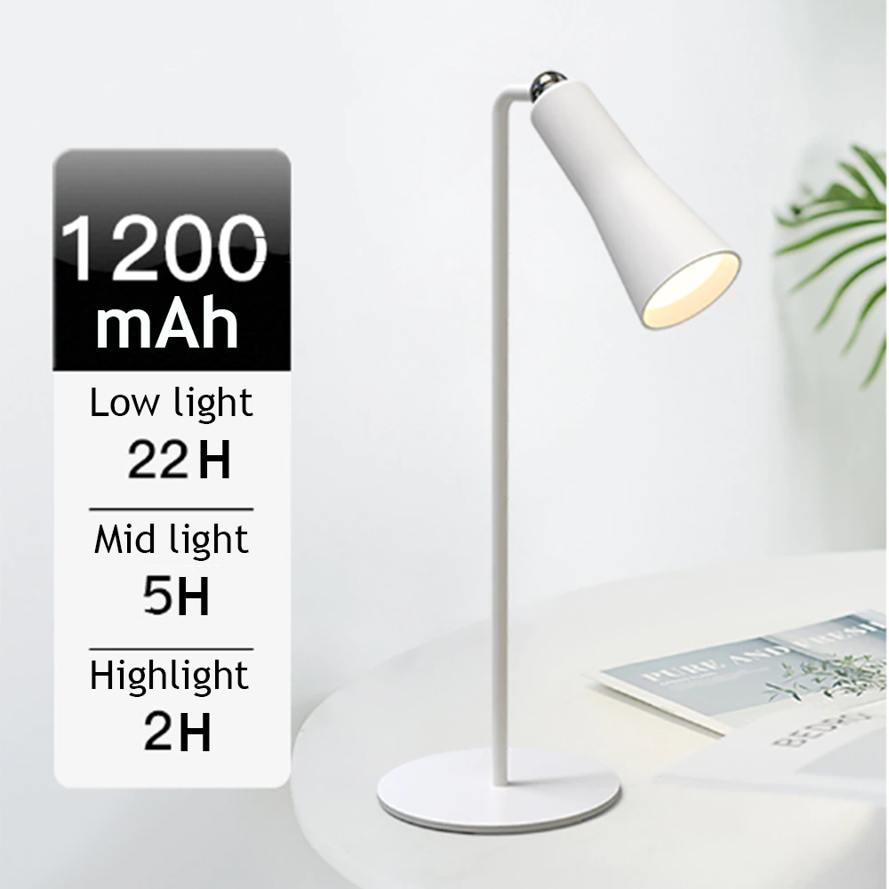 BowLift | Shiny Orbit Rechargeable Rotating Desk Lamp