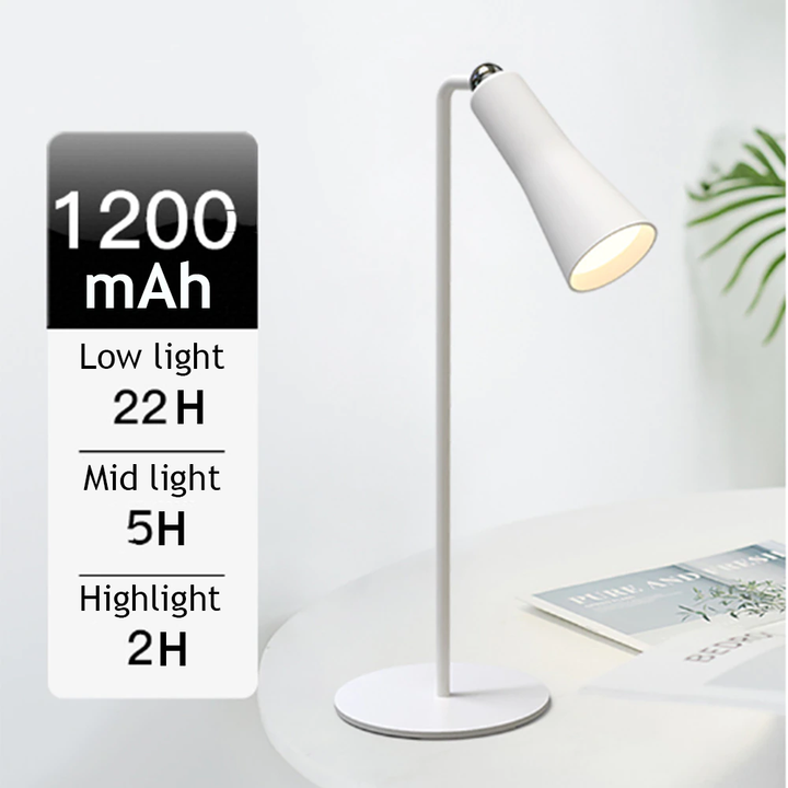 BowLift | Shiny Orbit Rechargeable Rotating Desk Lamp