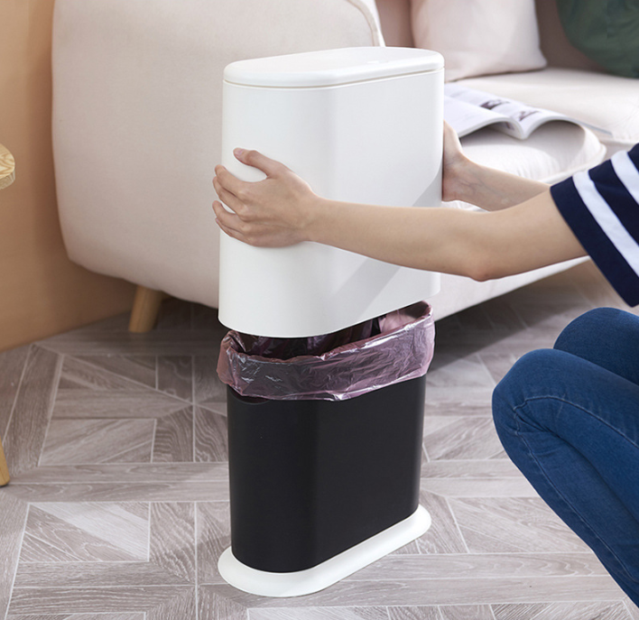 BowLift | Waste Wise Double Compartment Trash Can
