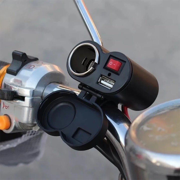 BowLift | Motorcycle Waterproof Handlebar USB Charger