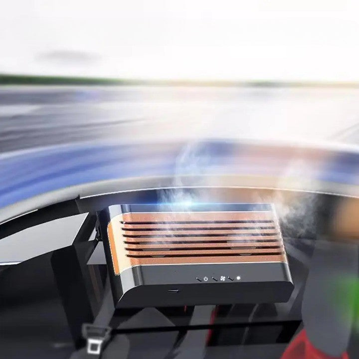 BowLift | Air Purifier Cleaning System Solar Powered Car Fan
