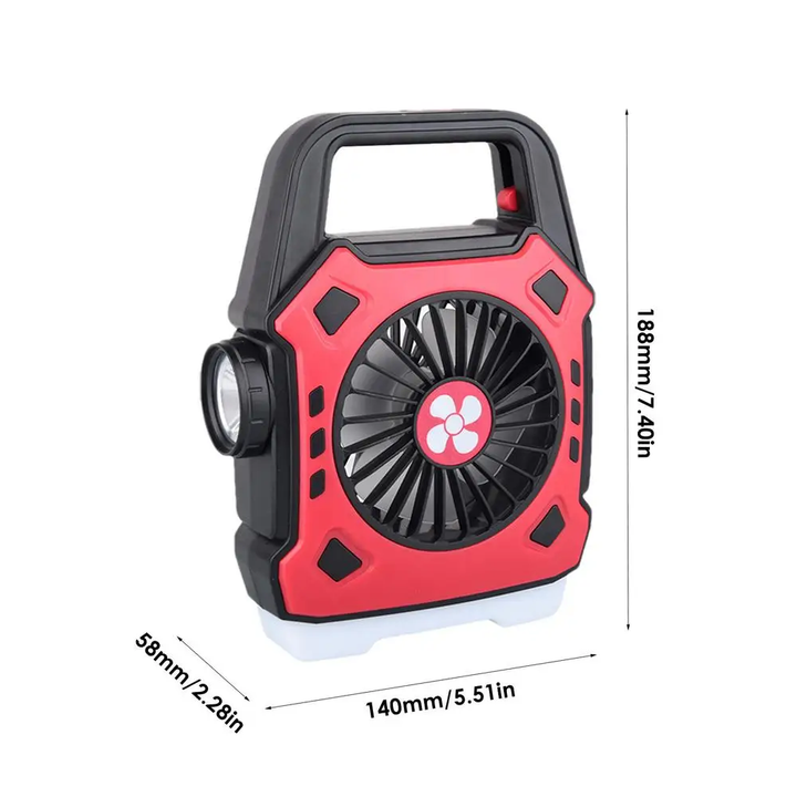 BowLift | Multifunctional Adventure Cooling Fan Light