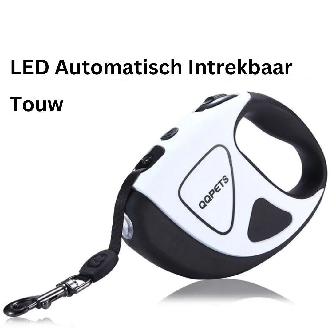 Retractable Dog Leash with LED Light - SafePaw Bowlift