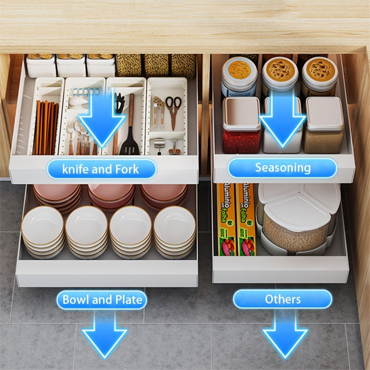 BowLift | Retractable Kitchen Cabinet Organiser - Lina