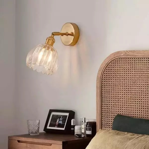 BowLift | Glass Tulip Flower Wall Lamp | Elegant Flower Lighting for a Stylish Interior - MurCharm